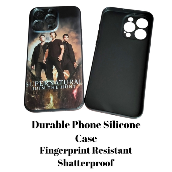 SUPERNATURAL ( Hit TV  Show ) Durable Protective Silicone Phone Case Cover - Picture 3 of 8